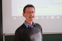 Eröffnung des Tags der Lehre in den Naturwissenschaftlichen Fakultäten durch Prof. Dr. Matthias Müller-Hannemann, Studiendekan der NatFak III.