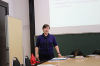 Dr. Mirjam Gleßmer führte einen Workshop zum Thema "Motivation und Aktivierung von Studierenden in den MINT-Fächern" durch..