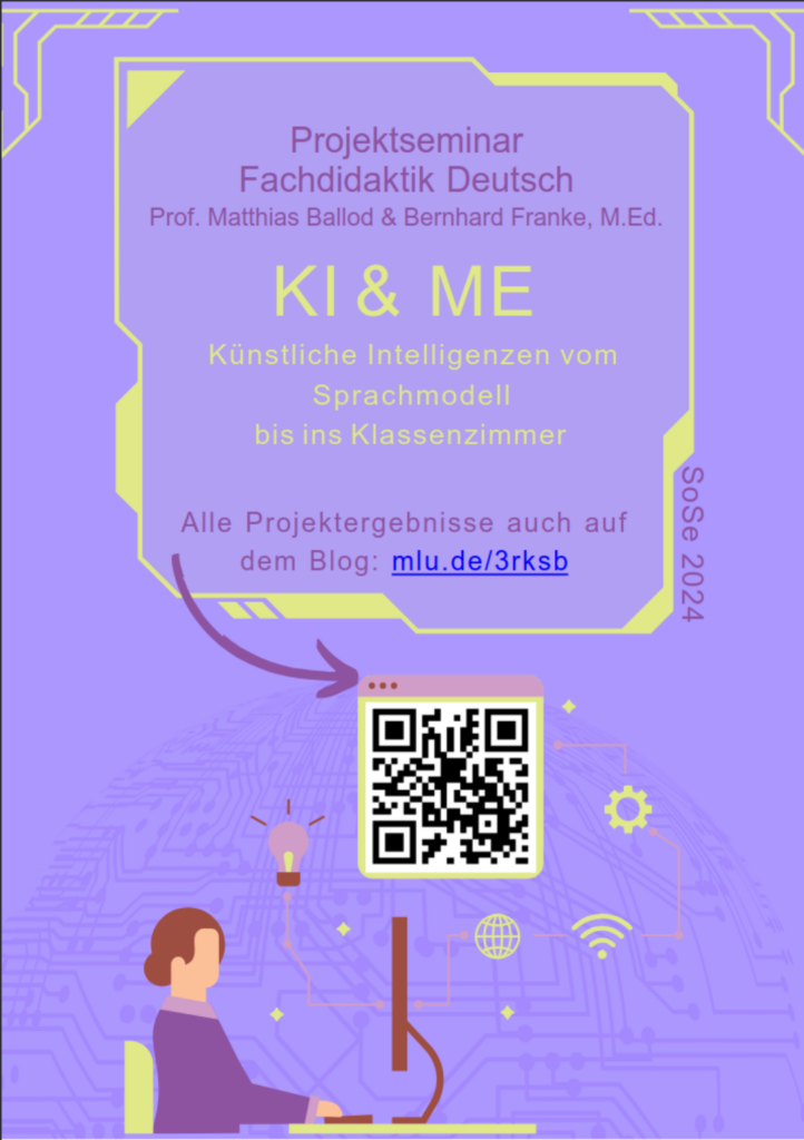 Vorschau des Materials zum Projektseminar der Fachdidaktik Deutsch „KI & ME“